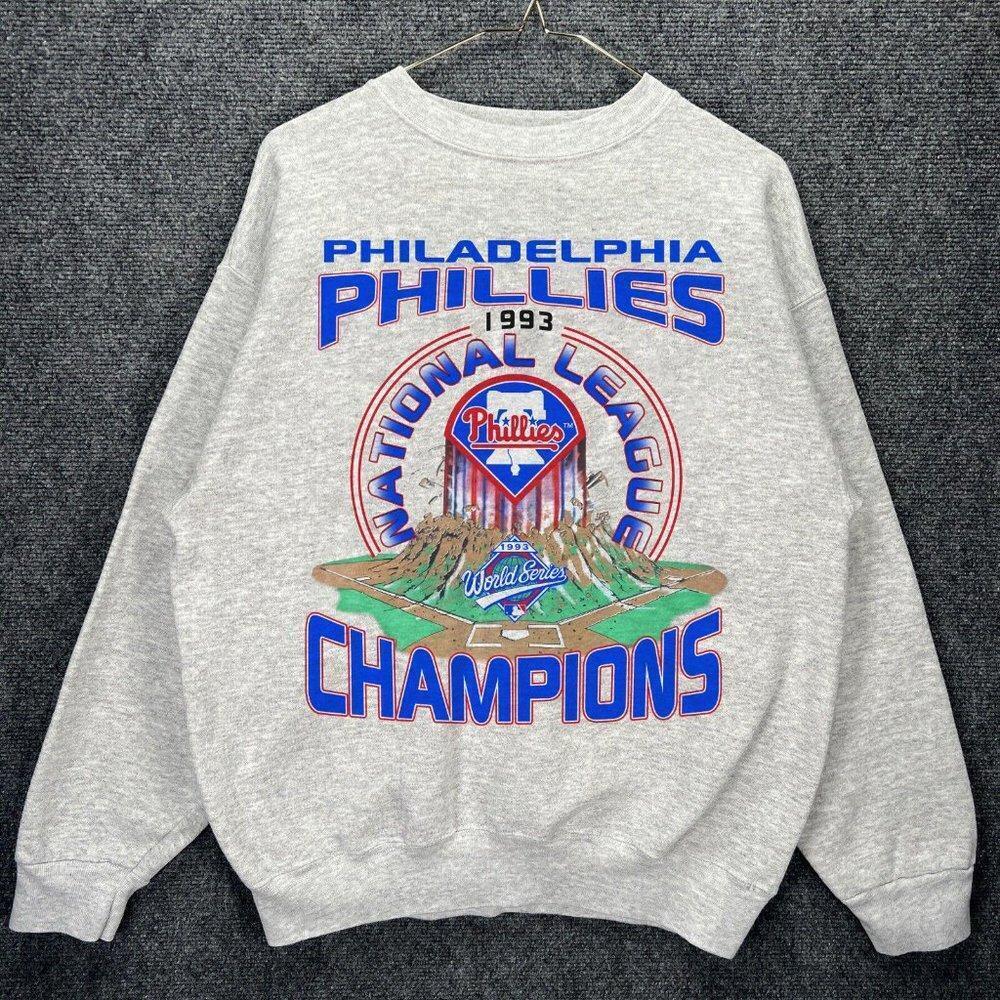 1993 Philadelphia Phillies Single Stitch Champions Sweatshirt